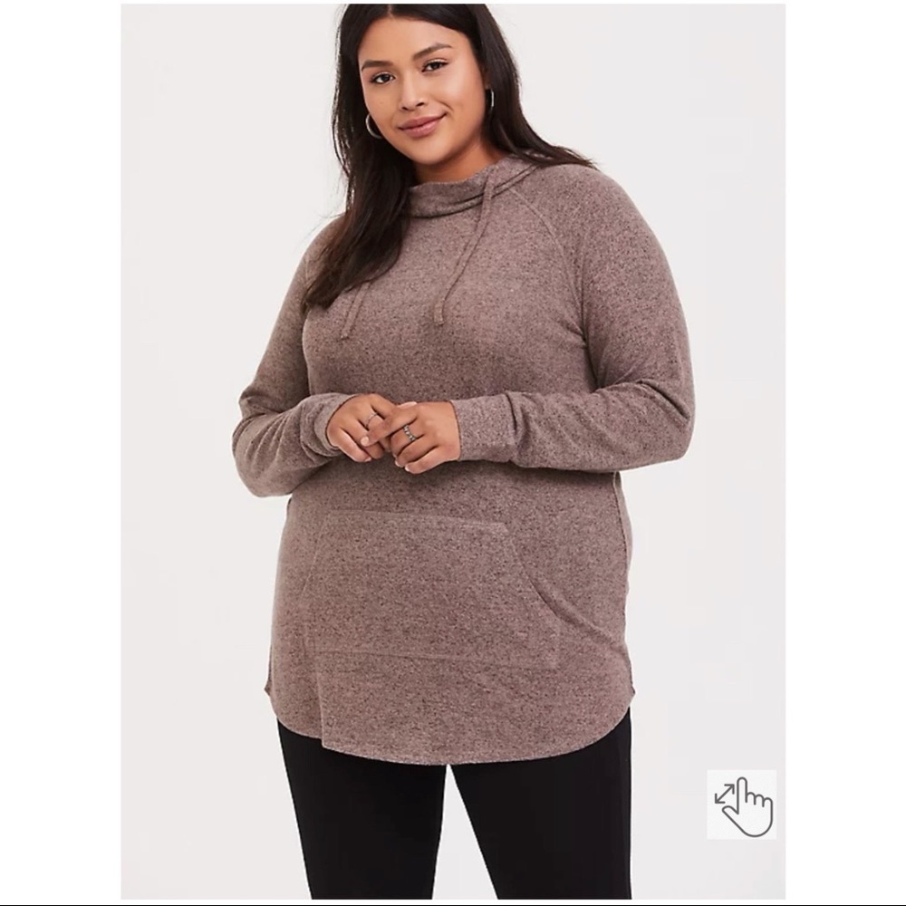 Torrid Taupe Hoodie 3x